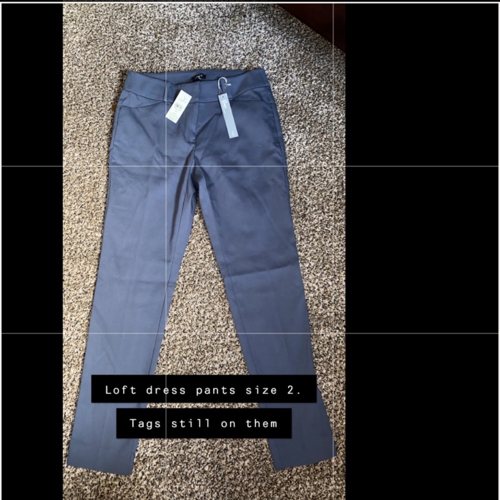Loft, crop dress pants. Brand new.